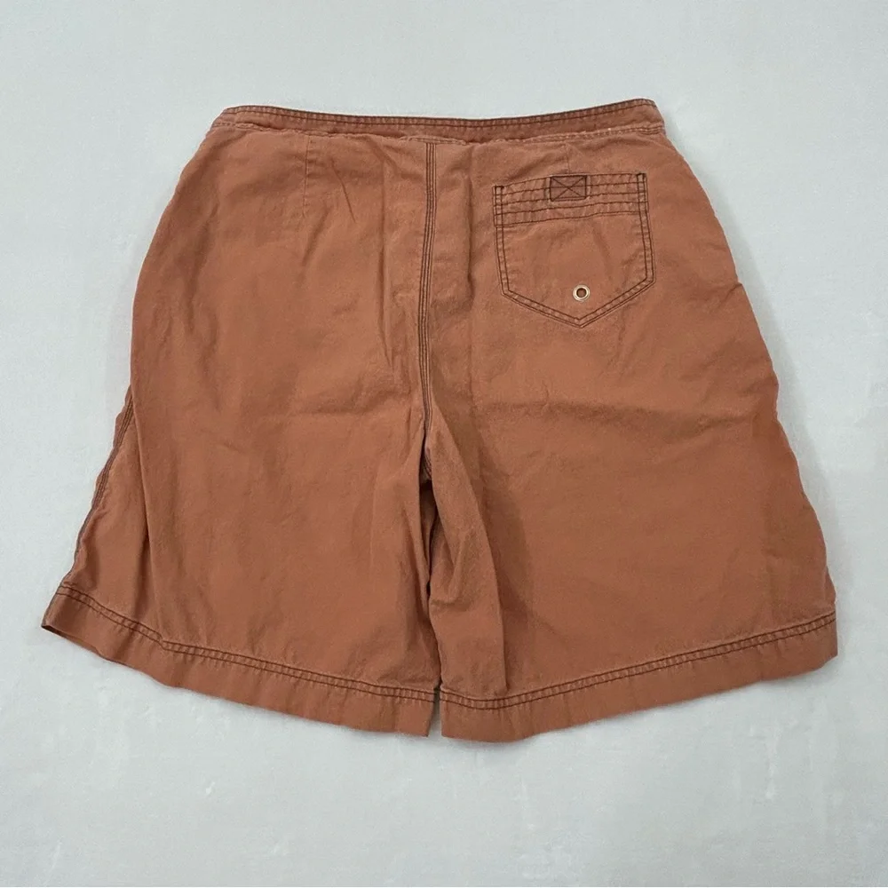Vintage Arizona Jean Company Faded Orange Surf Swim Trunks Board Shorts Mens 36